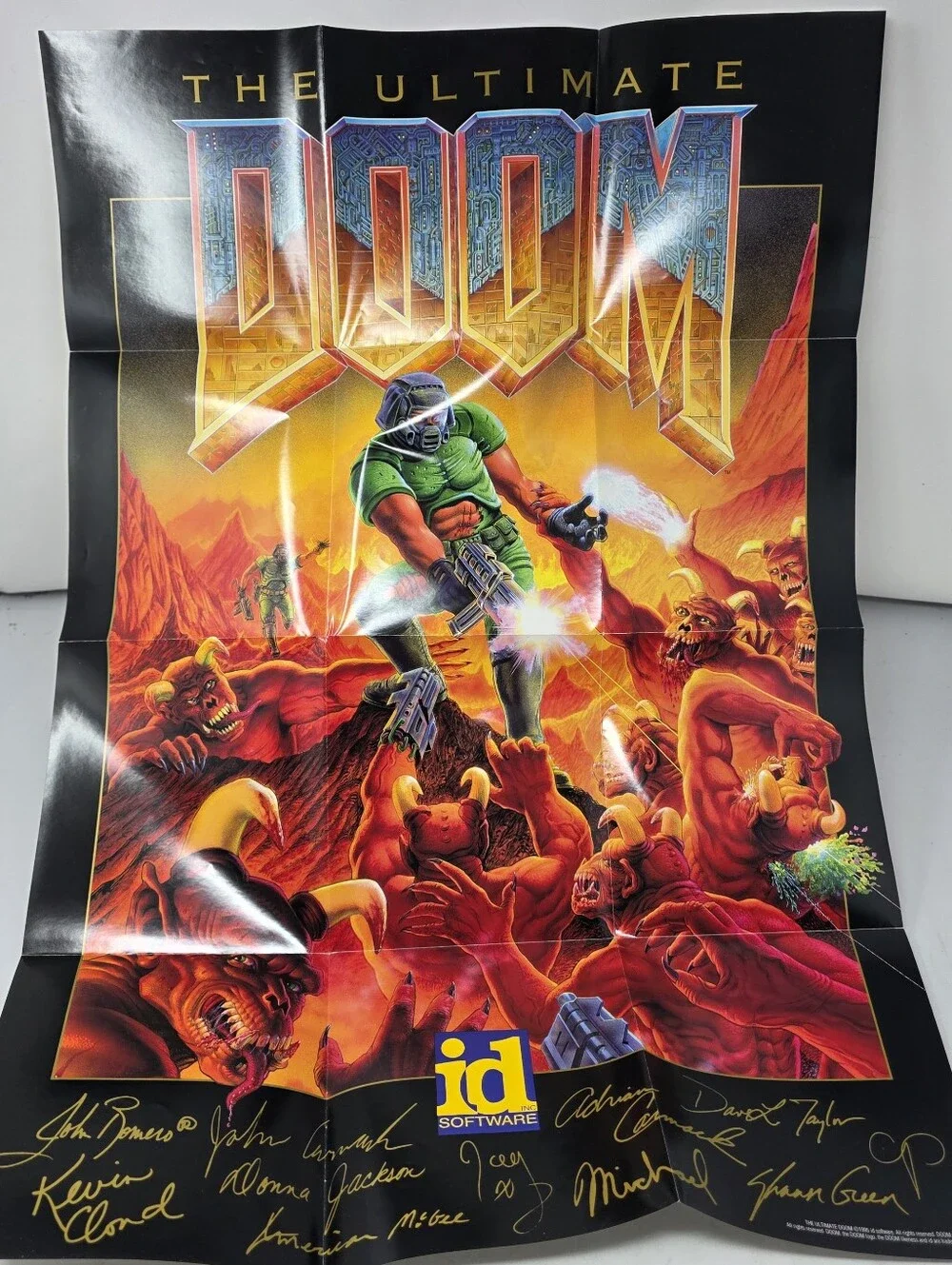 The Ultimate Doom PC Big Box 1995 CIB Complete w/ Poster Receipt Strategy Guide